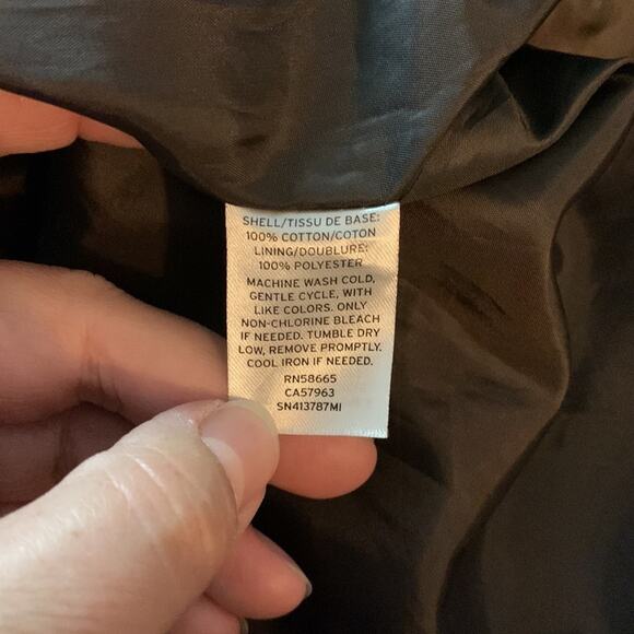 Something Navy womens medium snake skin trench coat jacket business black cream - Picture 9 of 10